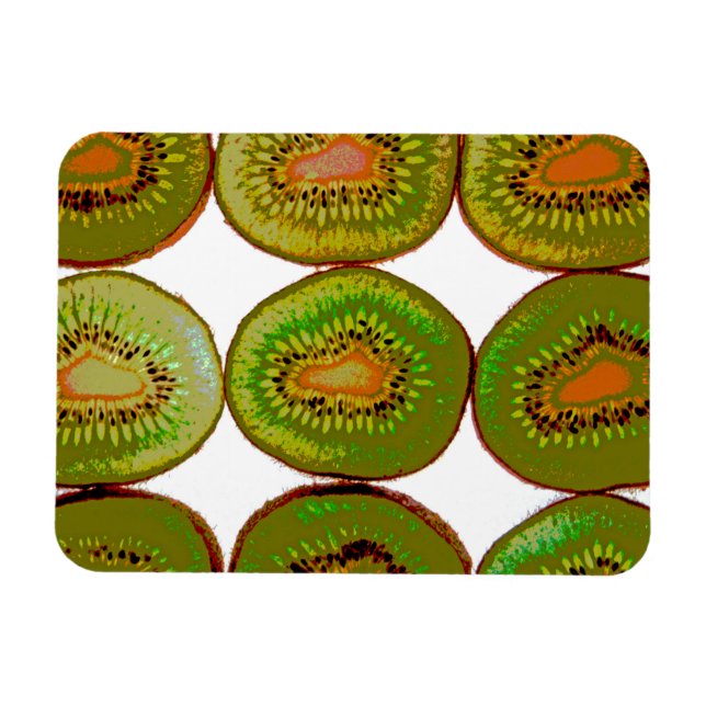 Magnet Flexible Slices Kiwi (Horizontal)