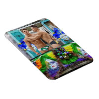 SlipperyJoe's Mardi Gras masques perles décoration