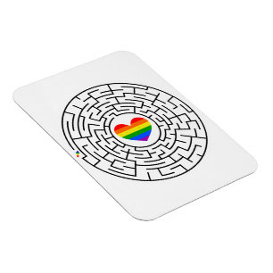 Magnet Flexible SlipperyJoe's orgueil labyre de labyrinthe de flèc