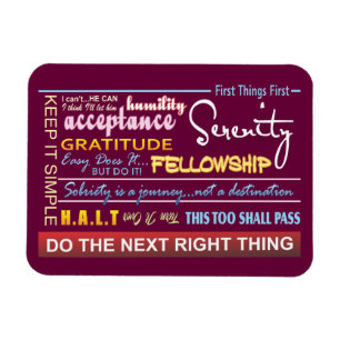 Magnet Flexible slogans de récupération 20 aimants