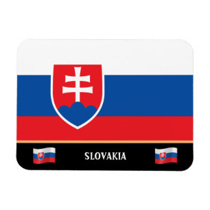 Magnet Flexible Slovaquie Drapeau & Voyage de pays slovaque / Slov
