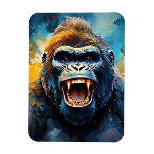 Magnet Flexible Smiling gorilla