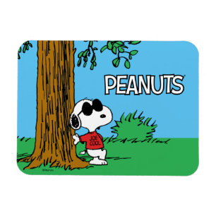 Magnet Flexible Snoopy "Joe Cool" debout