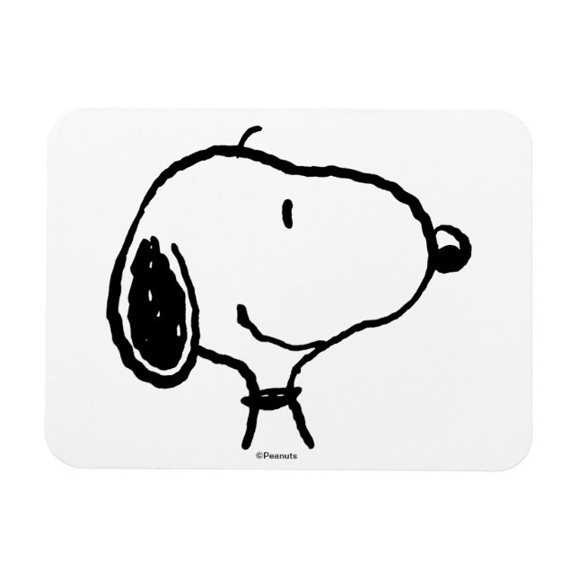 Magnet Flexible Snoopy Smile Giggle Lauder Motif (Horizontal)