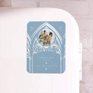 Magnet Flexible Snowy Gothique Hiver Fairytale Noël Photo