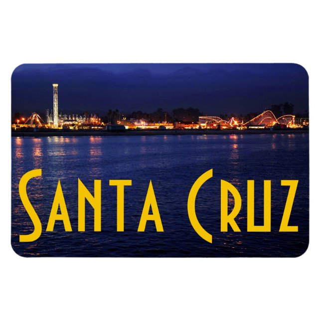 Magnet Flexible Soirée à la promenade Père Noël Cruz (Horizontal)