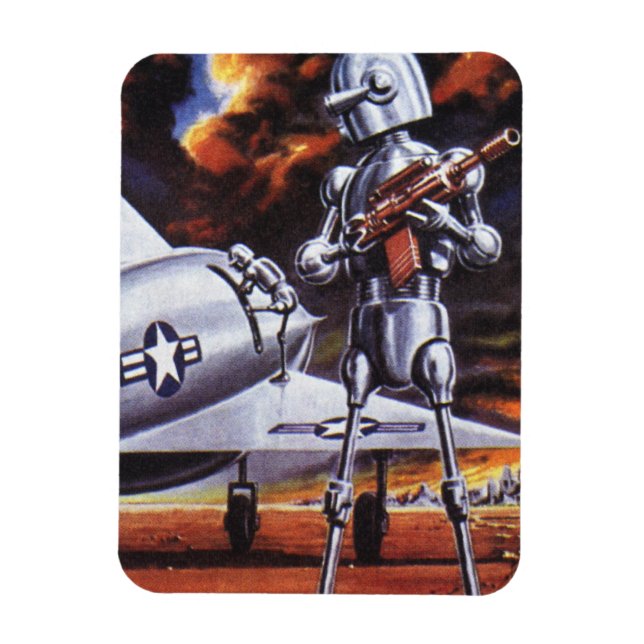 Magnet Flexible Soldats de robots militaires de science-fiction vi (Vertical)
