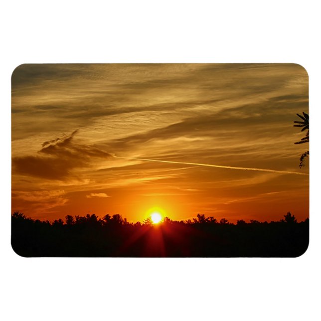Magnet Flexible Soleil du nuage du cirrostratus (Horizontal)