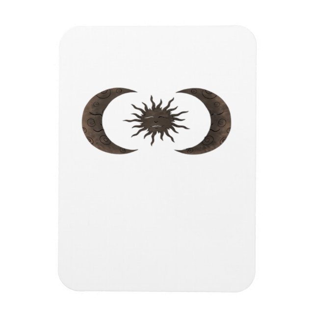 Magnet Flexible Soleils et Lunes Whimsigoth (Vertical)