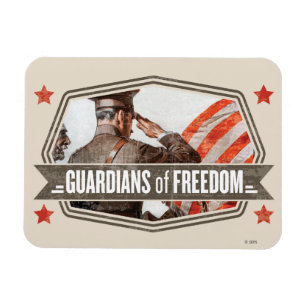 Magnet Flexible Solider-Gardien de la liberté