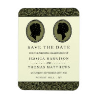 Son et sien collection de mariage de silhouette