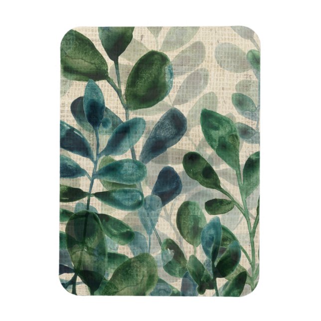 Magnet Flexible Sophistication verdoyante - Feuilles tropicaux (Vertical)