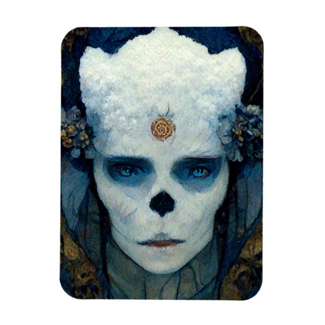 Magnet Flexible Sorcière de glace Imaginaire Sci-Fi Art (Vertical)