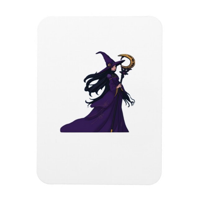 Magnet Flexible Sorcière de la Lune Whimsigothique (Vertical)