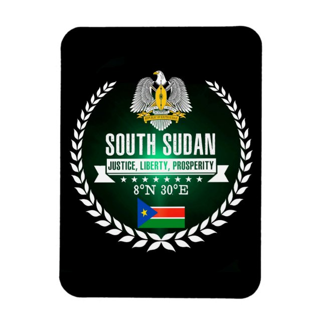 Magnet Flexible Soudan du Sud (Vertical)