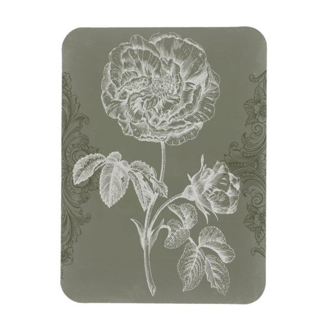 Magnet Flexible Soulagement floral I (Vertical)
