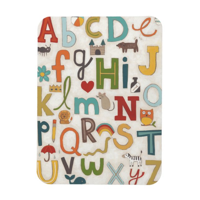 Magnet Flexible Soupe Alphabet (Vertical)