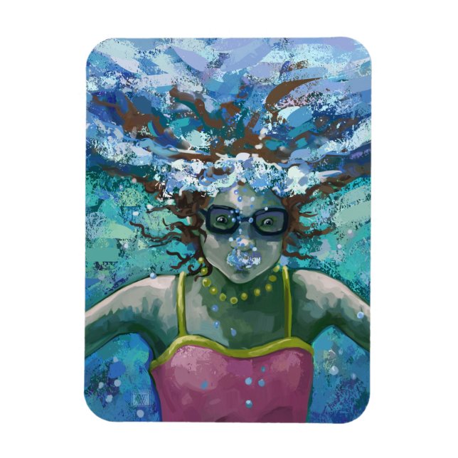Magnet Flexible Sous la nage aquatique (Vertical)