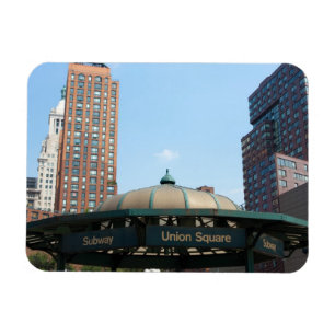 Magnet Flexible Souterrain carré NYC des syndicats