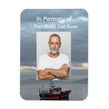 Souvenir commémoratif Bateau de pêche Pêcheur