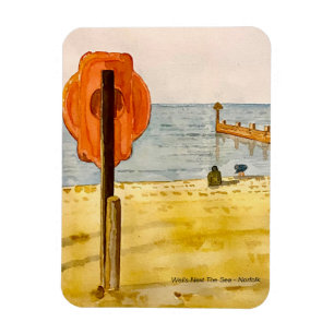 Magnet Flexible Souvenir de Wells Next The Sea Norfolk Angleterre