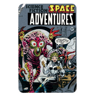 Magnet Flexible Space Adventures #12 Drôle les années 50 Retro Sci