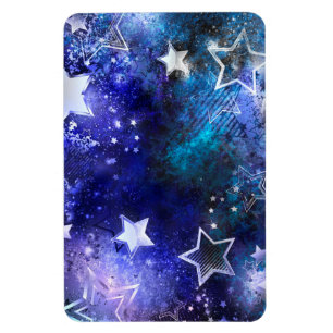 Magnet Flexible Space Background with Stars