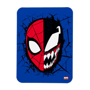 Magnet Flexible Spider-Man  Double araignée et venin face