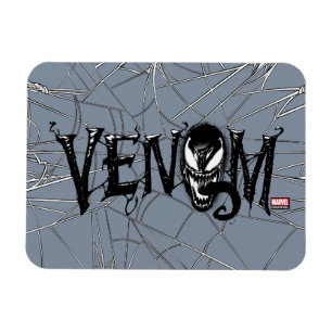 Magnet Flexible Spider-Man   Venom Nom Logo