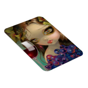 Magnet Flexible "Spiritueux de la vigne : Aimant de câble merlot"