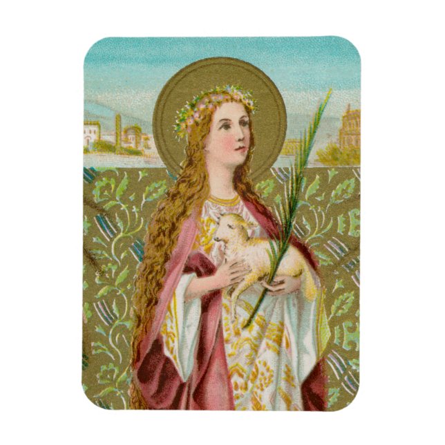 Magnet Flexible St. Agnes de Rome (BC 01) (Vertical)