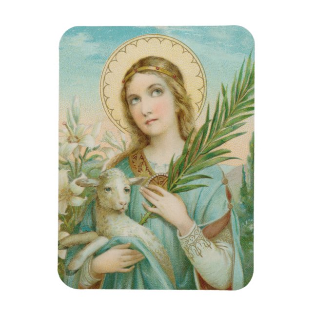 Magnet Flexible St. Agnes de Rome (MH 01) (Vertical)