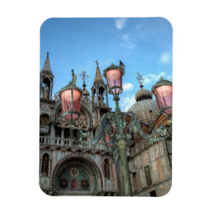 Magnet Flexible St. Marc et lampe, Venise, Italie