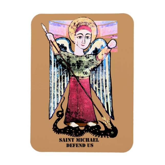 Magnet Flexible St Michael et le dragon (Vertical)