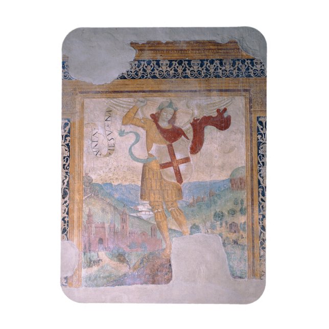 Magnet Flexible St. Michael (fresque) (Vertical)