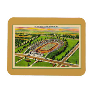 Magnet Flexible Stade vintage le Maryland de Baltimore