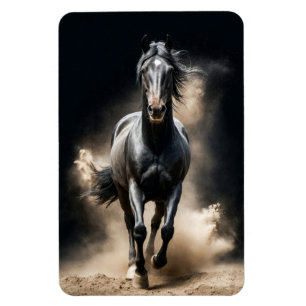 Magnet Flexible Stallion Wild Animal Élégant Dramatique Portrait A