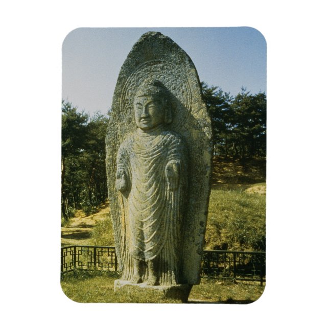 Magnet Flexible Standing Bouddha at Ch'olch'on-ni, Naju, 10th cent (Vertical)
