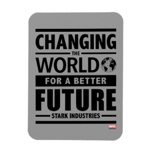 Magnet Flexible Stark Industries Change le Monde