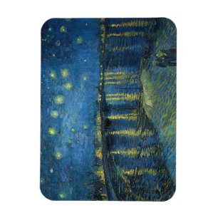 Magnet Flexible Starry Night Over the Rhone (1888) Vincent van Gog