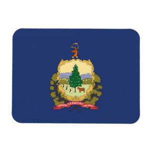 Magnet Flexible State Flag of Vermont, USA