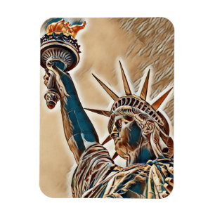 Magnet Flexible Statue de la Liberté stylisée