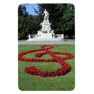 Magnet Flexible statue de la musique mozart