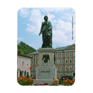 Magnet Flexible Statue de Mozart à Salzbourg