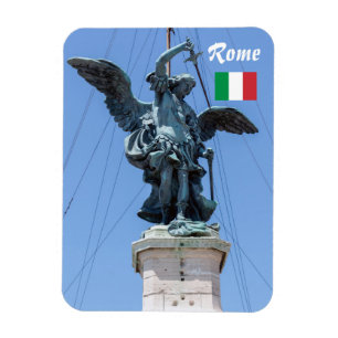 Magnet Flexible Statue de Saint-Michel - Château Sant'Angelo, Rome