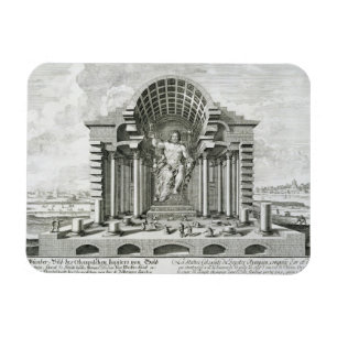 Magnet Flexible Statue de Zeus olympien, faite par Phidias en or a