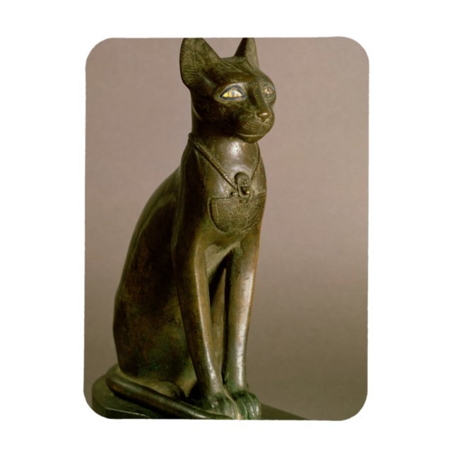 Magnet Flexible Statuette d'un chat représentant la déesse Bastet (Vertical)
