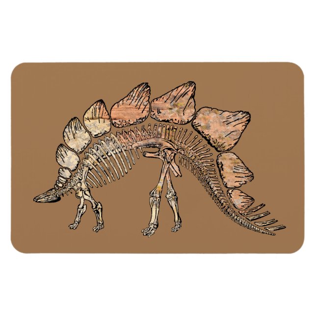 Magnet Flexible Stegosaurus (Horizontal)