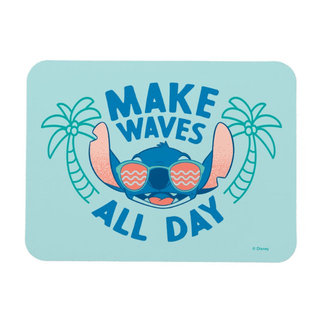 Magnet Flexible Stitch | Faire des vagues toute la journée (Horizontal)