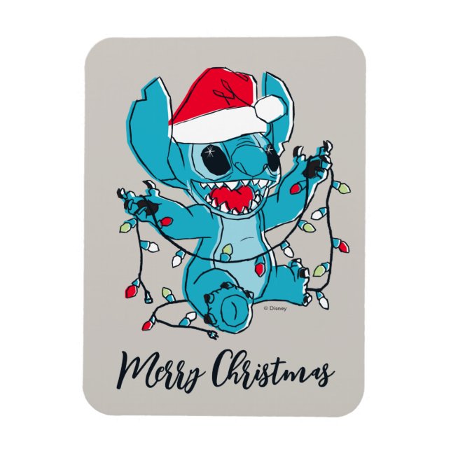 Magnet Flexible Stitch | Lumières de Noël (Vertical)